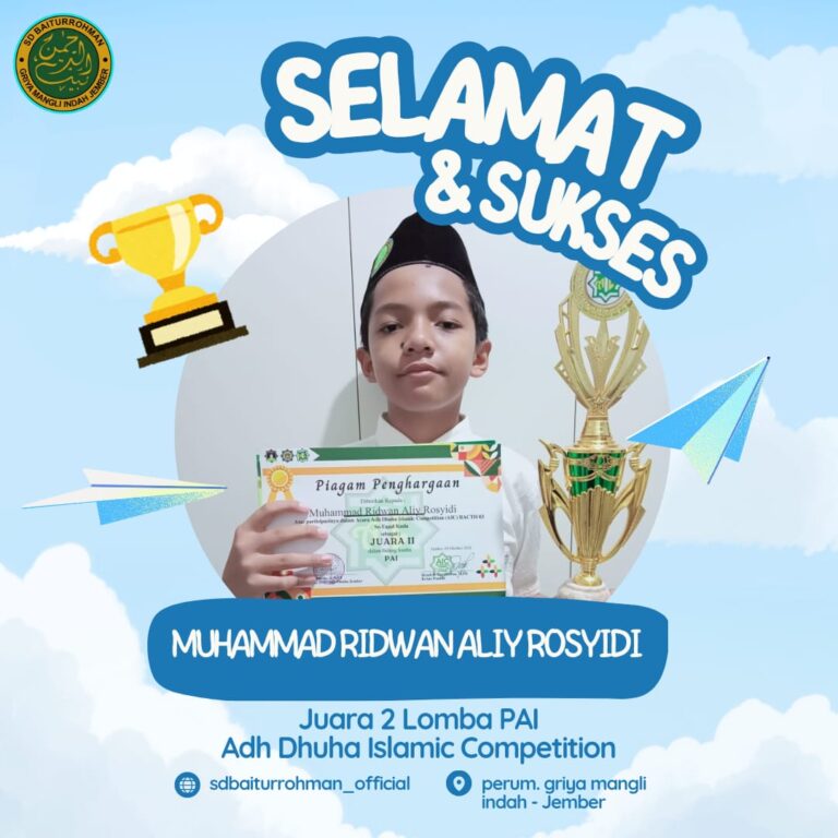 Muhammad Ridwan Aliy Rosyidi – Juara 2 Lomba PAI Ad Dhuha Competition