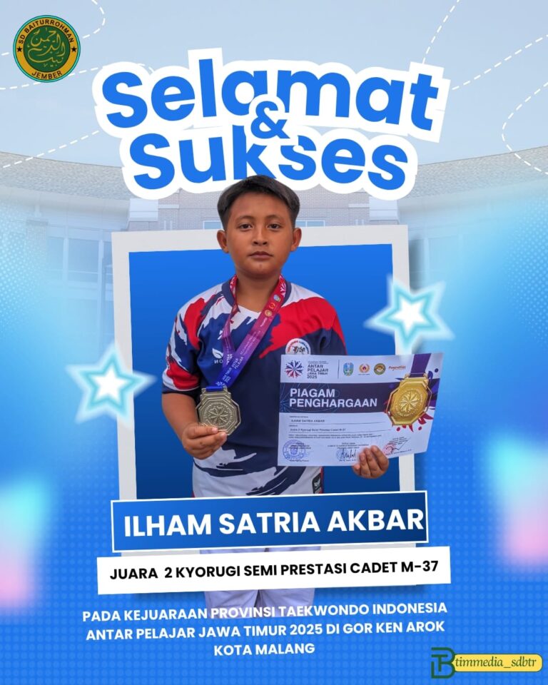 Ilham Satria Akbar – Juara 2 KYORUGI Semi Prestasi Cadet M-37 Kejuaraan Taekwondo Indonesia Antar Pelajar Jawa Timur