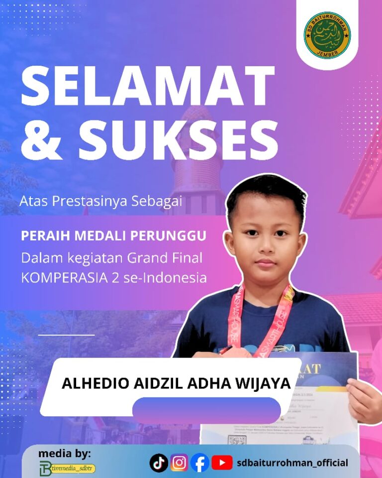 Aledhio Aidzil Wijaya – Peraih Medali Perunggu Grand Final KOMPERASIA 2 se – Indonesia