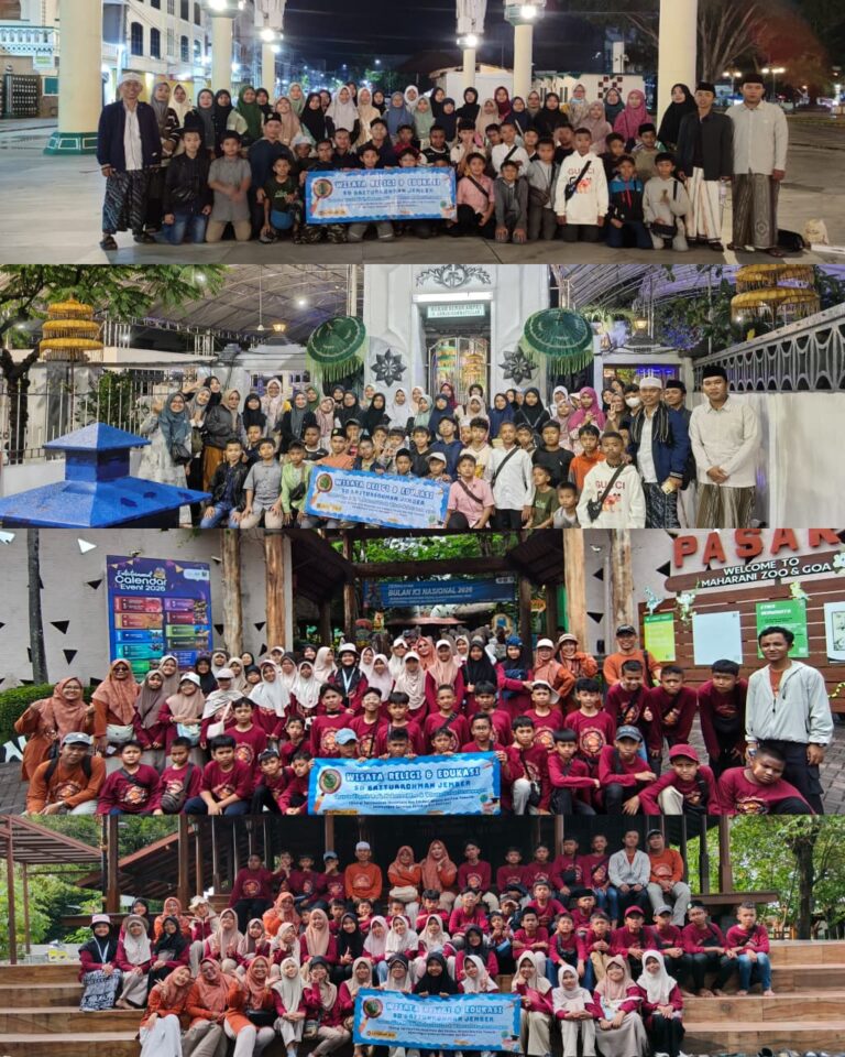 Wisata Religi dan Edukasi Kelas 6 SD Baiturrohman Jember: Belajar Nilai Keimanan, Sejarah, dan Kebersamaan