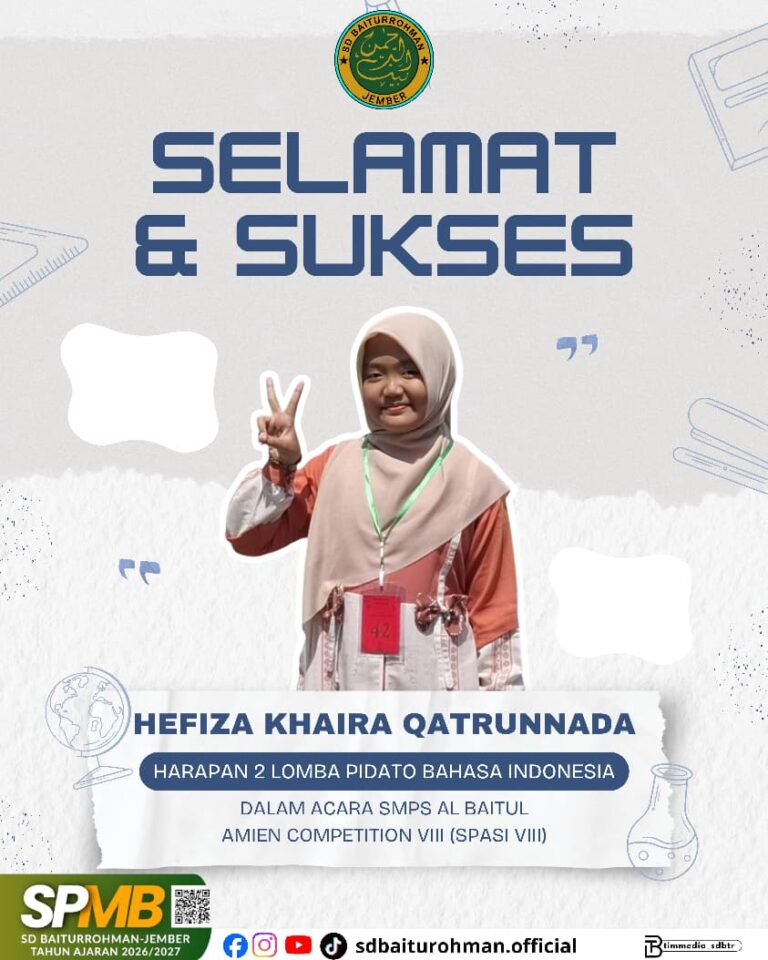 Hefiza Khaira Qatrunnada – Juara Harapan 2 Pidato Bahasa Indonesia SPASI VIII